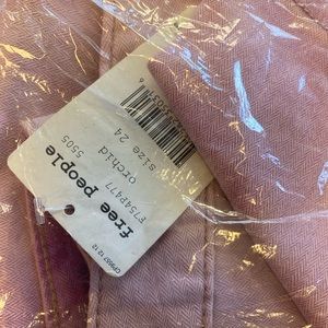 Free people Barbie pink/purple skinny jeans
